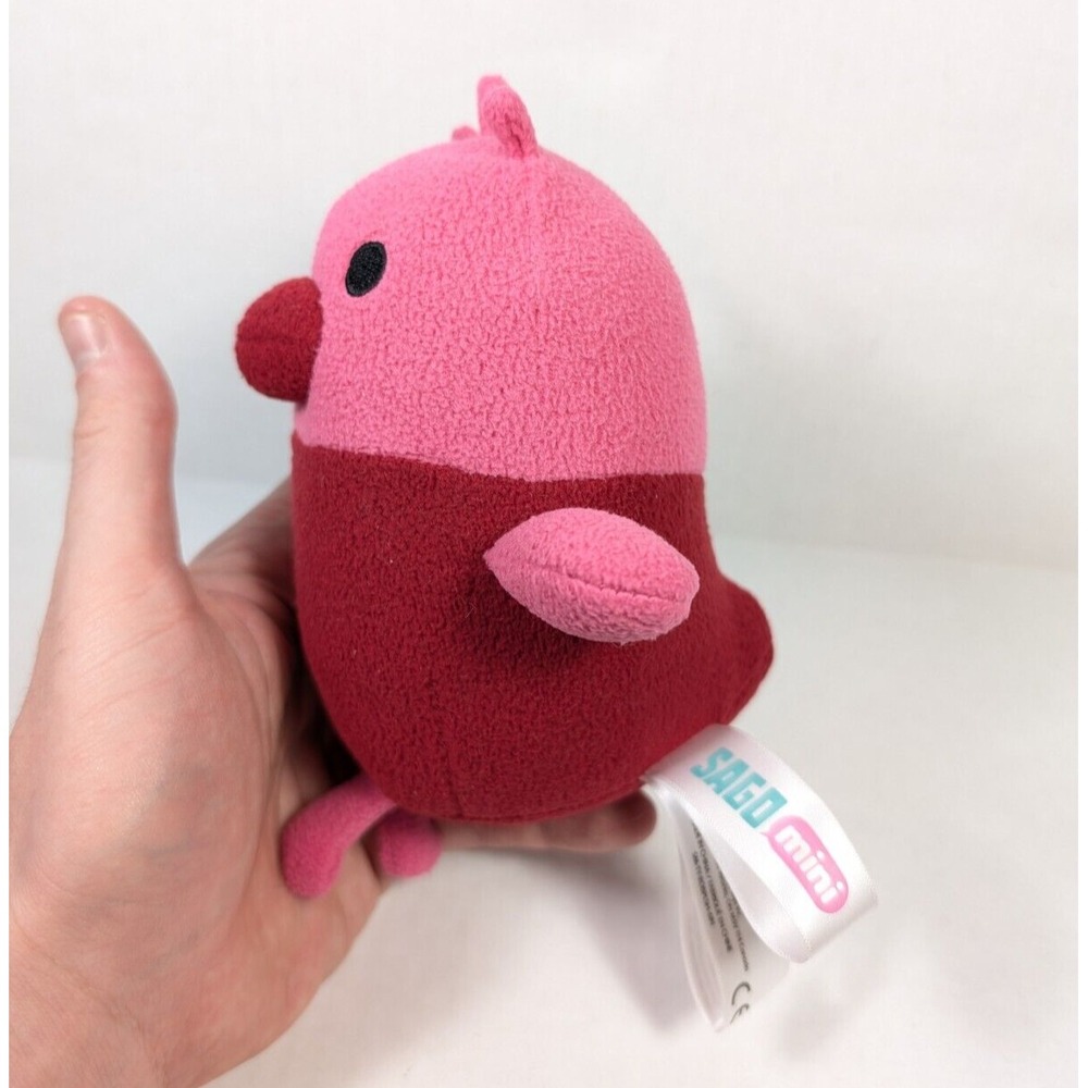 Sago Mini Robin The Bird Plush 2015‎ Rare HTF 6" Red Pink - Picture 2 of 7